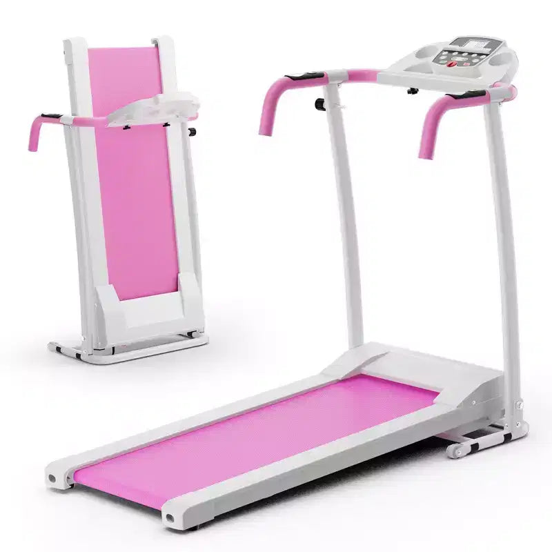 Tapis Roulant Pieghevole Motorizzato Costway 2 HP con 12 Programmi Preimpostati e Display LCD, Nero/Bianco