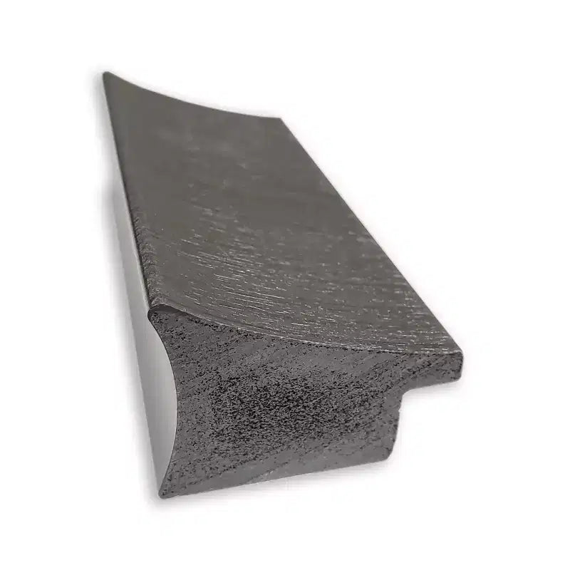 Specchio da parete per bagno Amanti Art con cornice stretta ed elegante, spazzolato, smussato