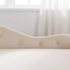 Bedroom Velvet Chaise Longue With Storage, Pillow and Nailhead Accents - ModernLuxe