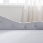 Bedroom Velvet Chaise Longue With Storage, Pillow and Nailhead Accents - ModernLuxe