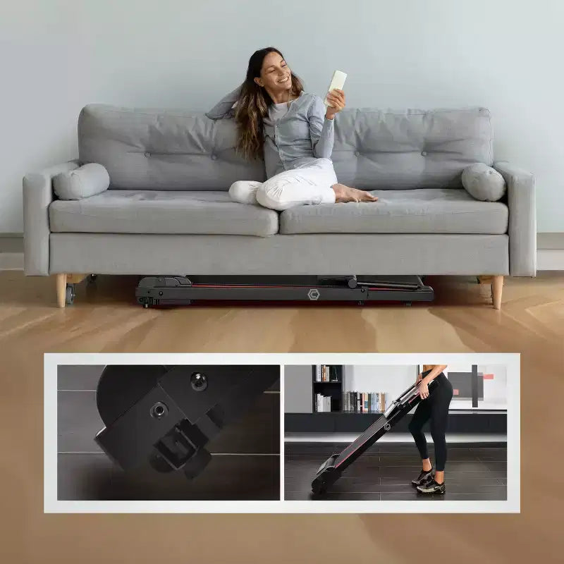 Tapis Roulant Elettrico Pieghevole UREVO Mini da Passeggio