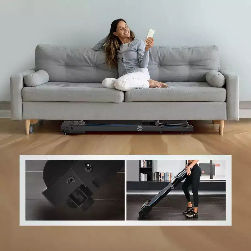 Tapis Roulant Elettrico Pieghevole UREVO Mini da Passeggio