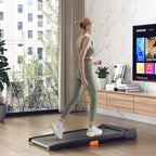 Tapis Roulant Costway Walking Pad da Sottoscrivania con Telecomando Orologio e Schermo Touch LED per Casa/Ufficio