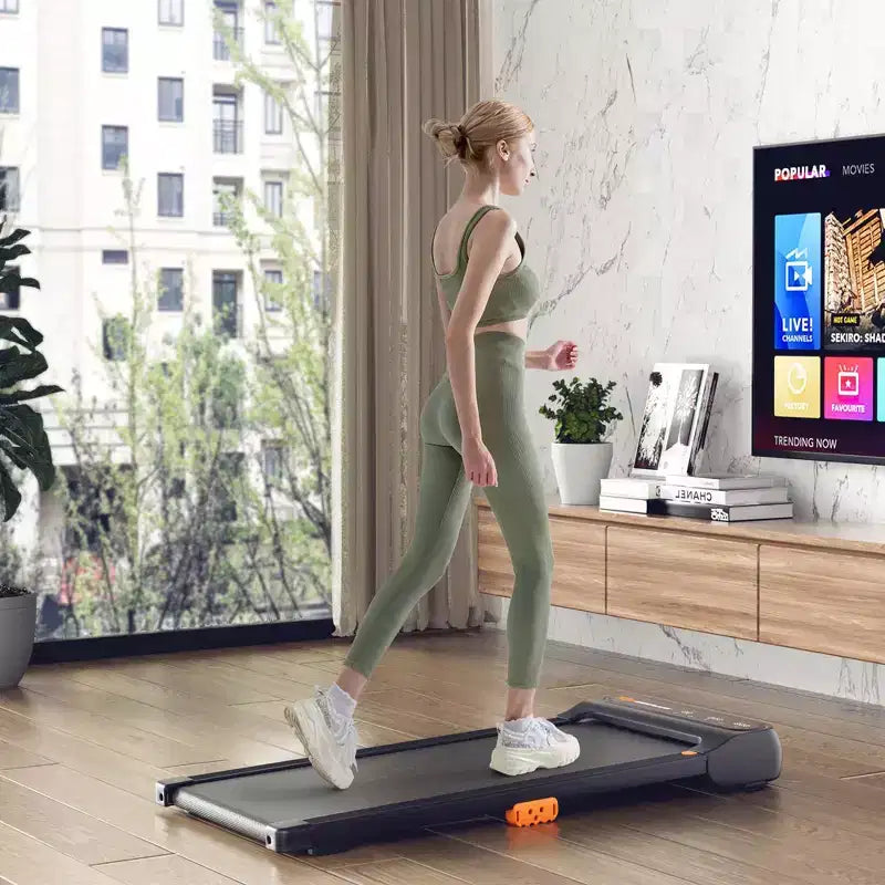 Tapis Roulant Costway Walking Pad da Sottoscrivania con Telecomando Orologio e Schermo Touch LED per Casa/Ufficio