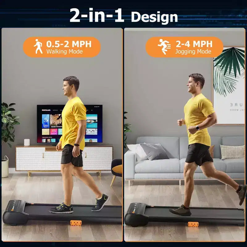 Tapis Roulant Costway Walking Pad da Sottoscrivania con Telecomando Orologio e Schermo Touch LED per Casa/Ufficio