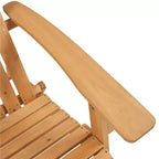 Yaheetech, set di 2 sedie pieghevoli Adirondack in legno massello per esterni