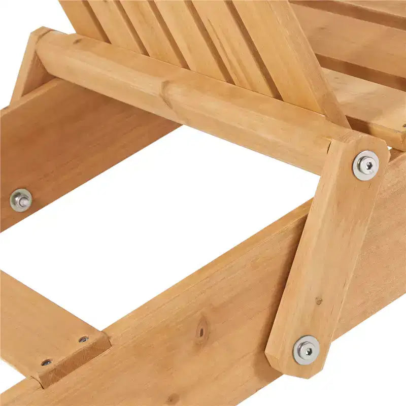 Yaheetech, set di 2 sedie pieghevoli Adirondack in legno massello per esterni