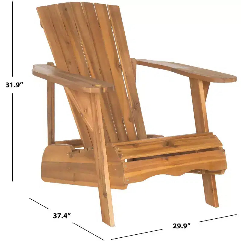 Vista Adirondack Chair Indoor/Outdoor - PAT6727 - Safavieh