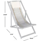 Rendi Relax Chair W/ Pillow Indoor/Outdoor (Set of 2) - PAT7048 - Safavieh