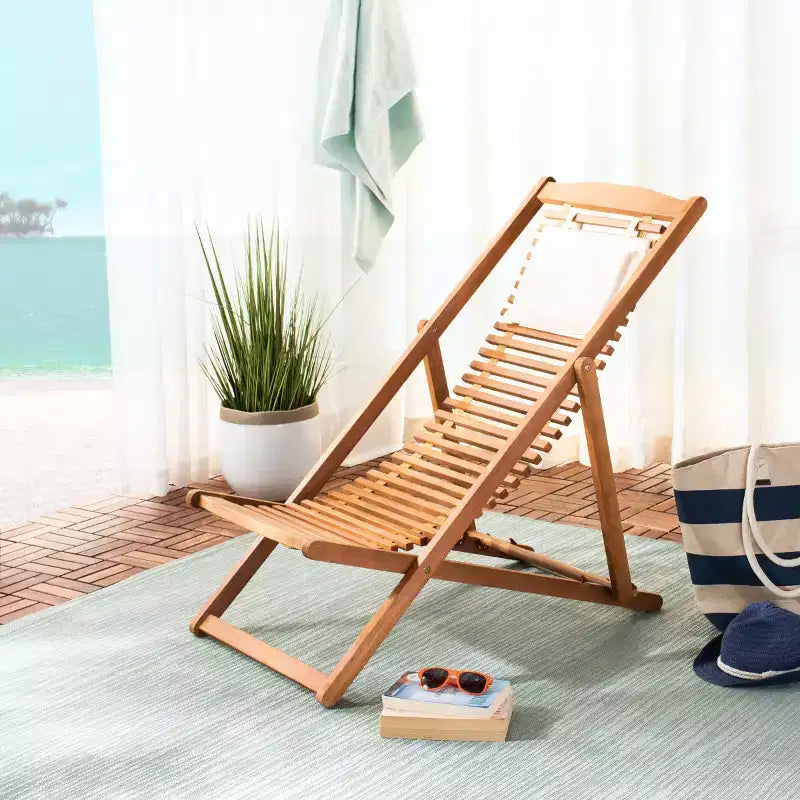Rendi Relax Chair W/ Pillow Indoor/Outdoor (Set of 2) - PAT7048 - Safavieh