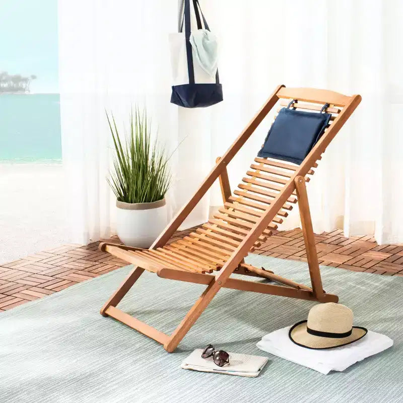 Rendi Relax Chair W/ Pillow Indoor/Outdoor (Set of 2) - PAT7048 - Safavieh