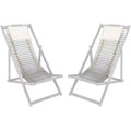 Rendi Relax Chair W/ Pillow Indoor/Outdoor (Set of 2) - PAT7048 - Safavieh
