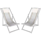 Rendi Relax Chair W/ Pillow Indoor/Outdoor (Set of 2) - PAT7048 - Safavieh