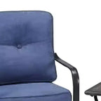 Set Salotto da Giardino 3 Pezzi Four Seasons Courtyard Beaumont per Esterni con 2 Poltrone Girevoli Imbottite e Tavolino Quadrato, Grigio/Marrone