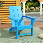 WestinTrends Ashore Modern Outdoor Patio Folding Adirondack Chair