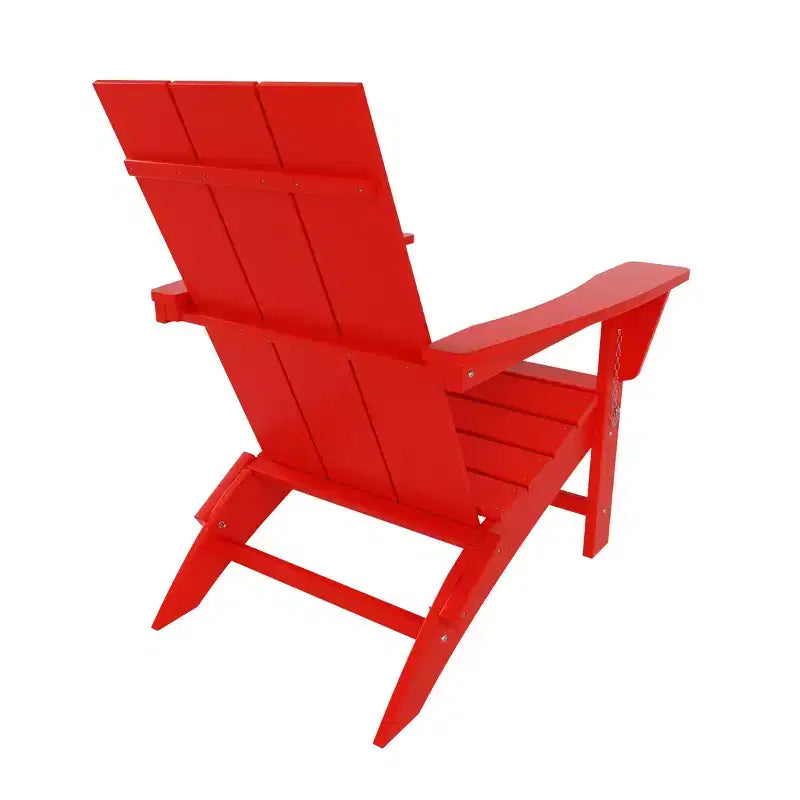WestinTrends Ashore Modern Outdoor Patio Folding Adirondack Chair