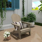 WestinTrends Dylan HIPS Outdoor Patio Folding Adirondack Chair