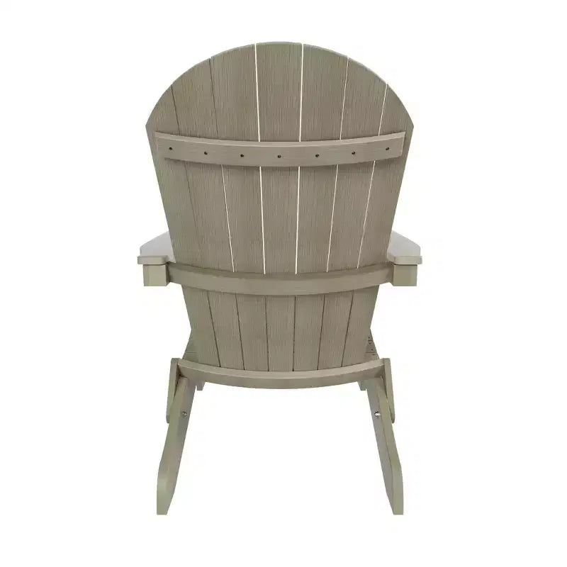 WestinTrends Dylan HIPS Outdoor Patio Folding Adirondack Chair