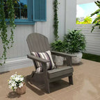 WestinTrends Dylan HIPS Outdoor Patio Folding Adirondack Chair