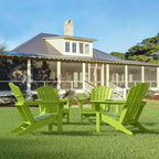WestinTrends Dylan HDPE Outdoor Patio Adirondack Chair (Set of 4)