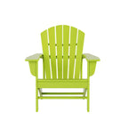 WestinTrends Dylan Sedia da Patio Esterno Adirondack in HDPE (Set da 8)