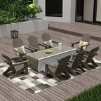 WestinTrends Tuscany HIPS Outdoor Folding Adirondack Chair (Set of 8)