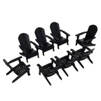 WestinTrends Tuscany HIPS Outdoor Folding Adirondack Chair (Set of 8)