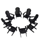 WestinTrends Tuscany HIPS Outdoor Folding Adirondack Chair (Set of 8)