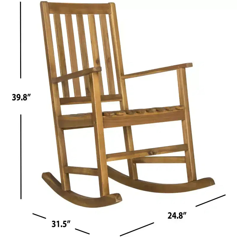 Barstow Rocking Chair Indoor/Outdoor - PAT6707 - Safavieh