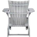 Poltrona Adirondack Merlin con poggiapiedi a scomparsa da interno/esterno - PAT6760 - Safavieh