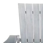 Poltrona Adirondack Merlin con poggiapiedi a scomparsa da interno/esterno - PAT6760 - Safavieh