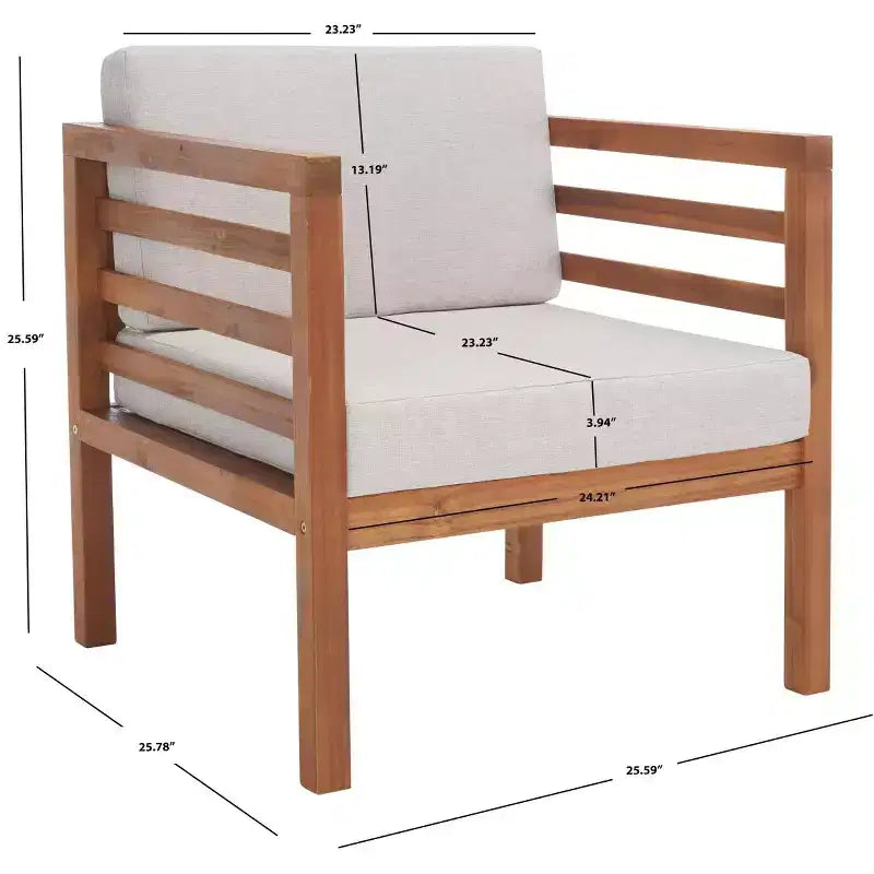 Kinnell Patio Armchair Indoor/Outdoor - PAT7301 - Safavieh
