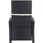 Herdla Recliner Chair Indoor/Outdoor - PAT9021 - Black/Beige - Safavieh