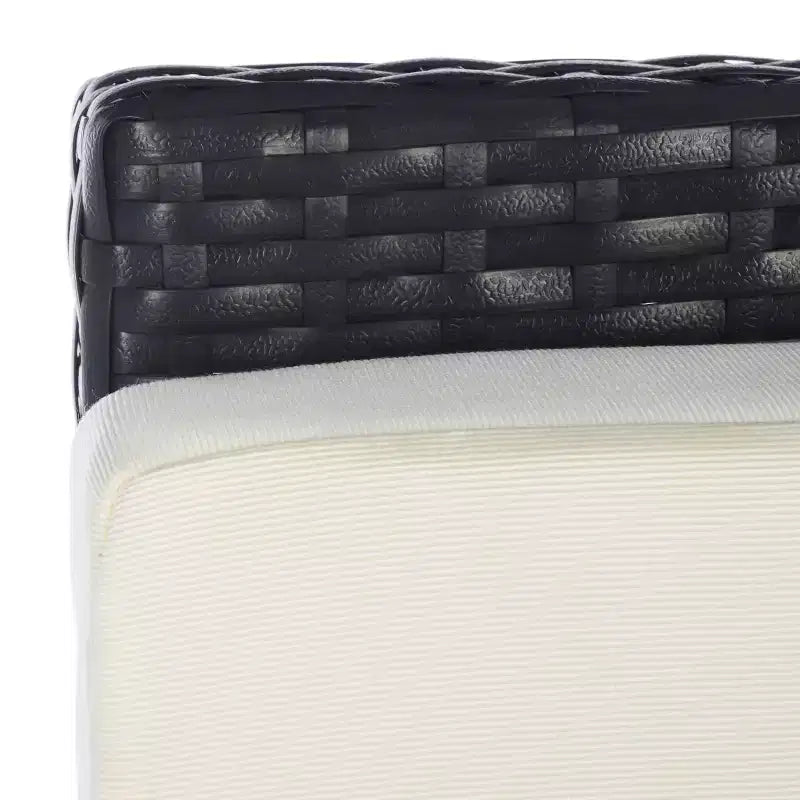 Herdla Recliner Chair Indoor/Outdoor - PAT9021 - Black/Beige - Safavieh