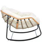 Ravena Rocking Chair Indoor/Outdoor - PAT9042 - Natural/Beige - Safavieh