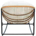Ravena Rocking Chair Indoor/Outdoor - PAT9042 - Natural/Beige - Safavieh
