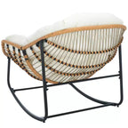 Ravena Rocking Chair Indoor/Outdoor - PAT9042 - Natural/Beige - Safavieh