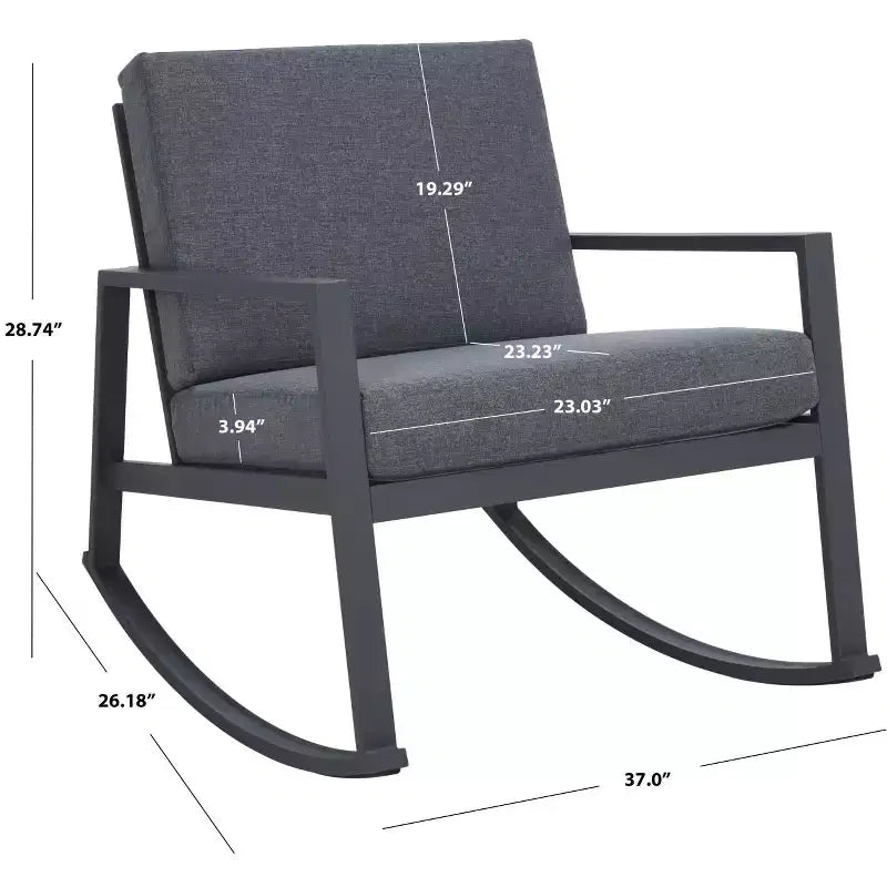 Cantor Rocking Chair per interni/esterni - PAT7727 - Safavieh