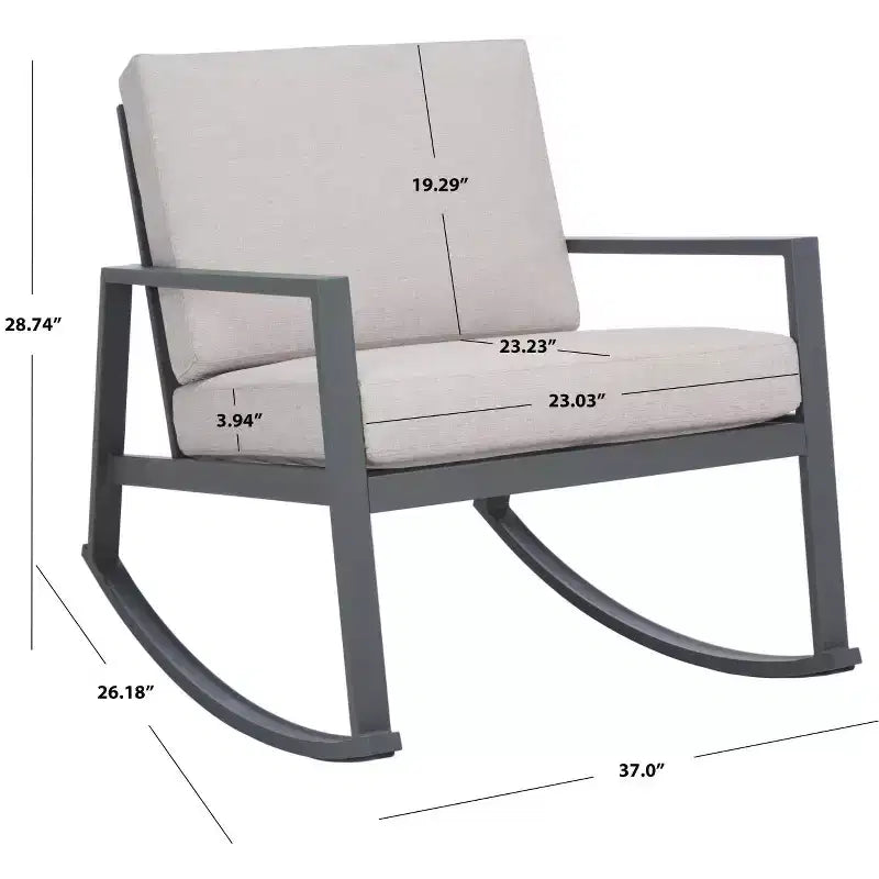 Cantor Rocking Chair per interni/esterni - PAT7727 - Safavieh