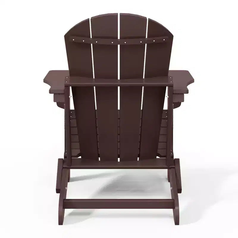 WestinTrends Malibu HDPE Outdoor Patio Folding Poly Adirondack Conversation Set (3-Piece)