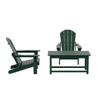WestinTrends 3-Piece Outdoor Paio Adirondack Conversation Set