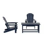 WestinTrends 3-Piece Outdoor Paio Adirondack Conversation Set