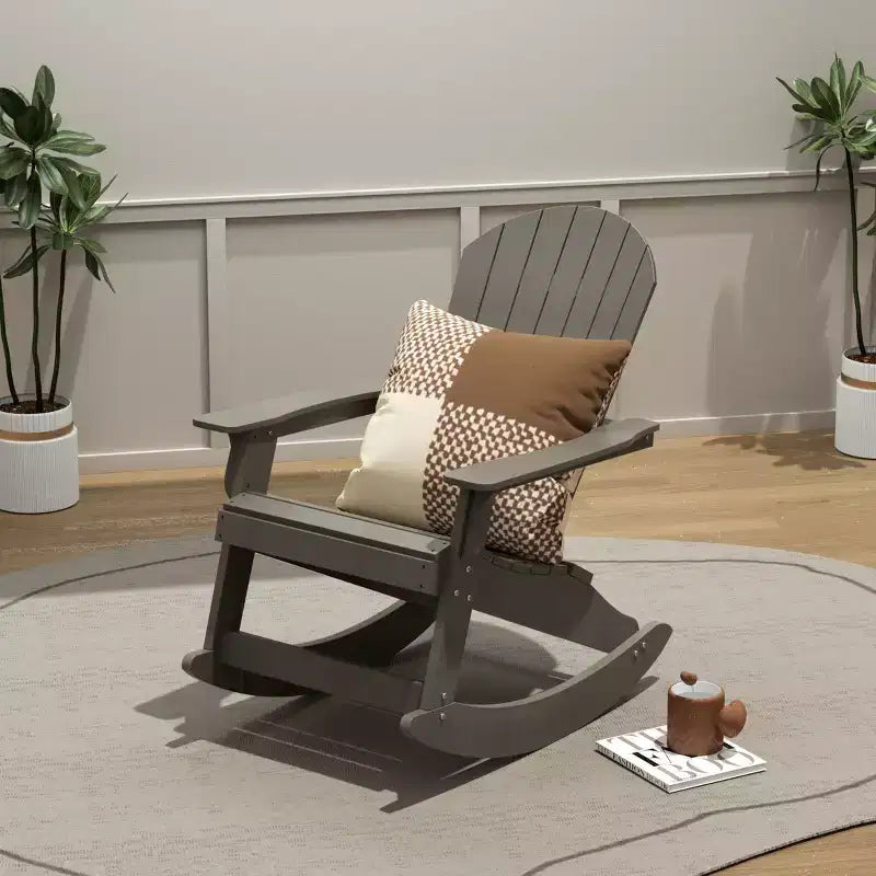 WestinTrends Outdoor Patio All-weather Adirondack Rocking Chair