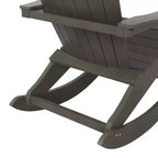 WestinTrends Outdoor Patio All-weather Adirondack Rocking Chair