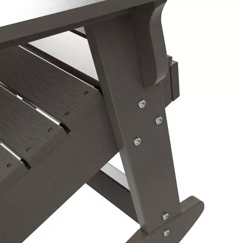 WestinTrends Outdoor Patio All-weather Adirondack Rocking Chair