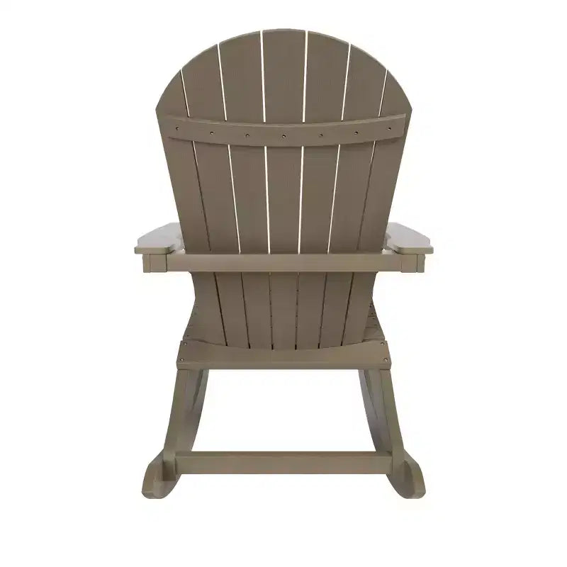 WestinTrends Outdoor Patio All-weather Adirondack Rocking Chair