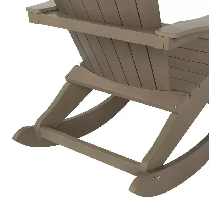WestinTrends Outdoor Patio All-weather Adirondack Rocking Chair