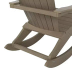 WestinTrends Outdoor Patio All-weather Adirondack Rocking Chair