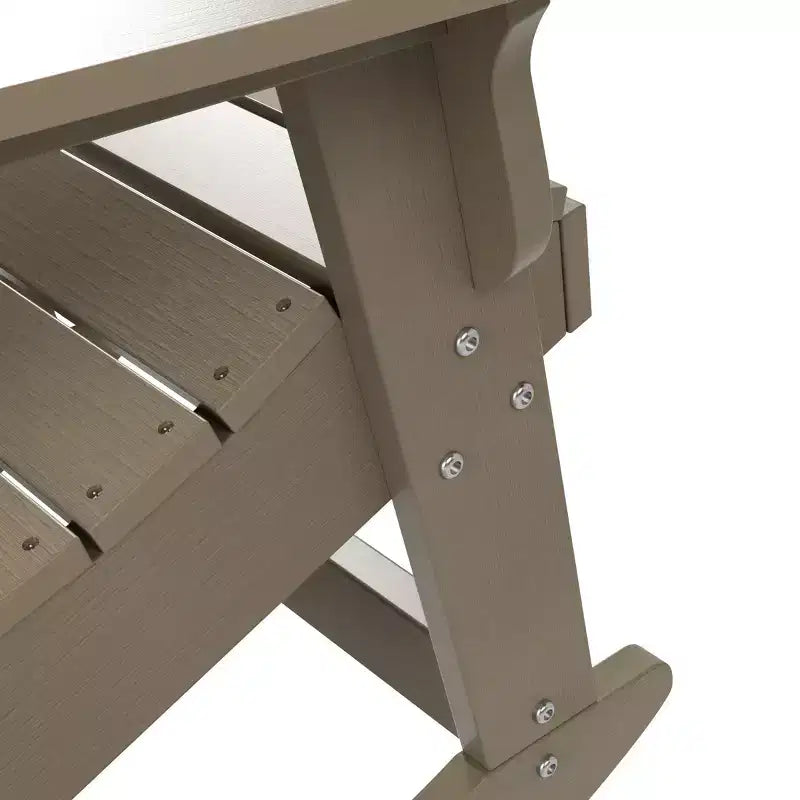 WestinTrends Outdoor Patio All-weather Adirondack Rocking Chair