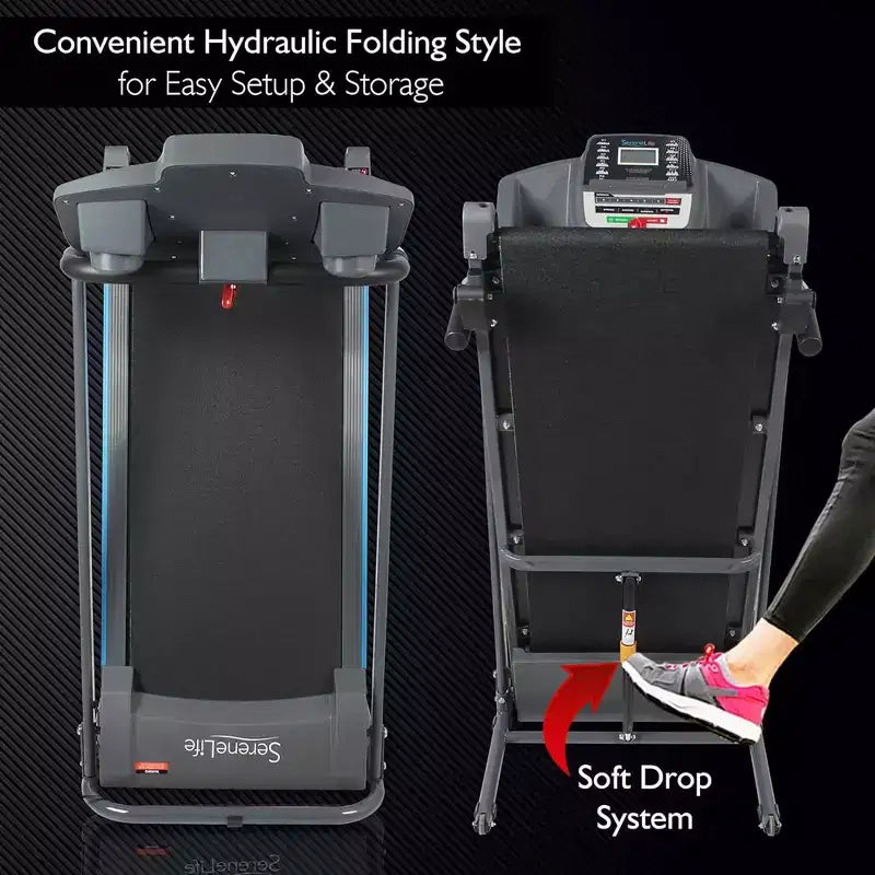 Tapis Roulant Pieghevole SereneLife - Nero